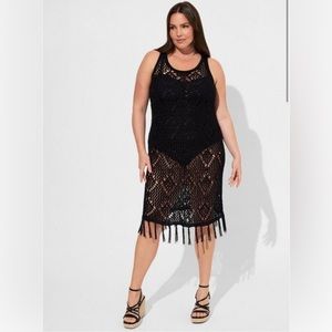 Crochet Fringe Beach Dress